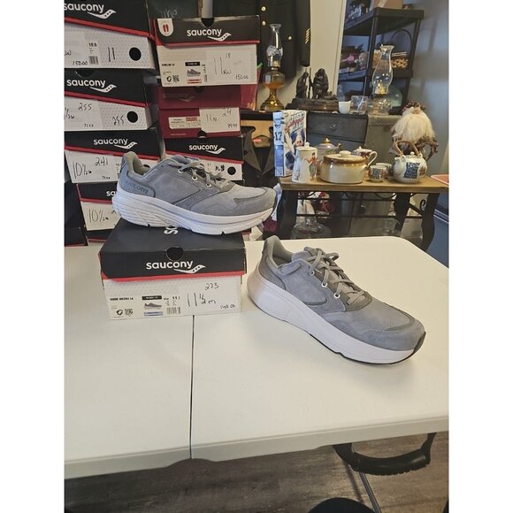Mens Saucony Guide Metro LE gray Suede Sz 11.5 M S21003-122 Running Shoe NEW